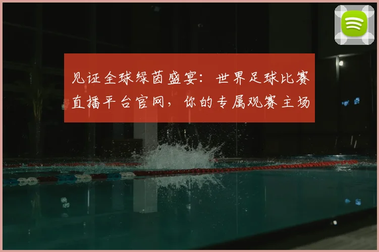 见证全球绿茵盛宴:世界足球比赛直播平台官网,你的专属观赛主场